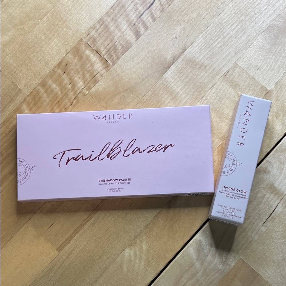 Wander Beauty Trailblazer Eyeshadow and On-the-Glow Blush Set